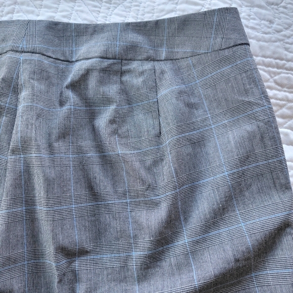 Elemental Stretch Womens Gray, Black, & Blue Plaid Office Pants Size 18 - Picture 5 of 16